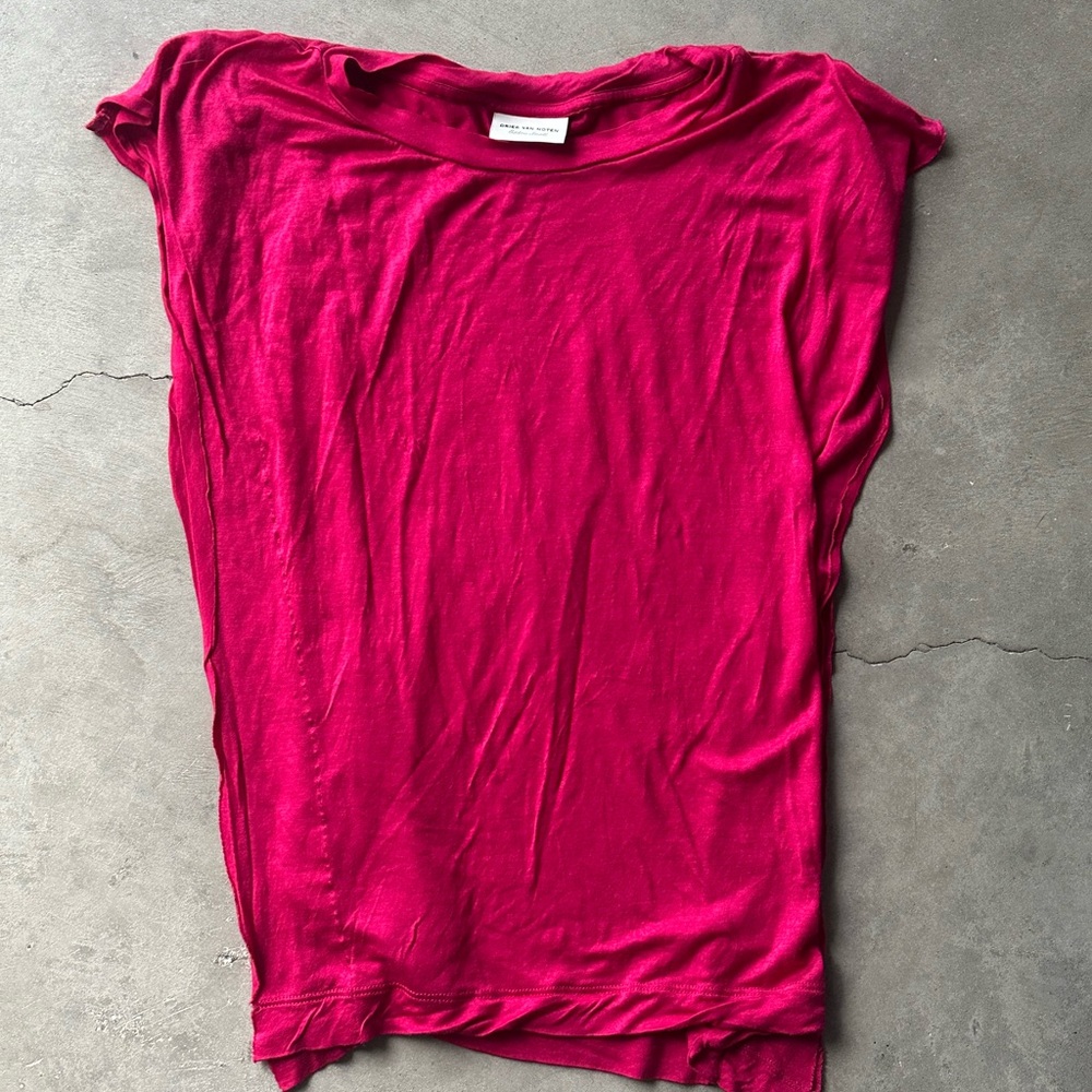 Dries Van Noten Fuchsia Top XS